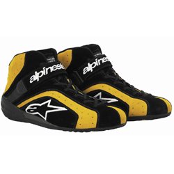 yellow race shoes