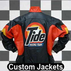 Custom Racing Jackets - Custom Leather, Twill, Varsity Jackets - Embroidered, Embossed, Inlaid